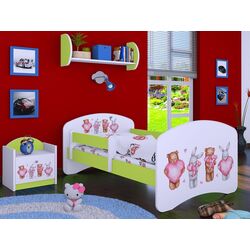 Тумба прикроватная Happy Babies Happy Animals with Hearts (White/Pastel Green) Thumb