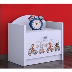 Noptiera Happy Babies Happy SZN02 Animals And Cars (White) Thumb