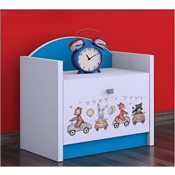 Noptiera Happy Babies Happy SZN02 Animals And Cars (White/Blue) Thumb