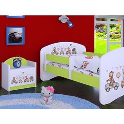 Noptiera Happy Babies Happy SZN02 Animals And Cars (White/Pastel Green)