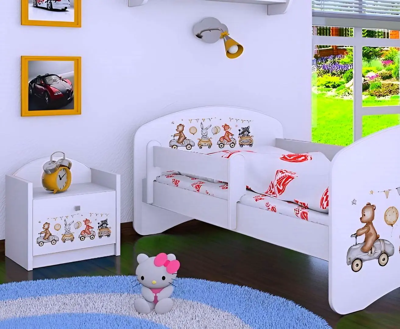 Noptiera Happy Babies Happy SZN02 Animals And Cars (White)