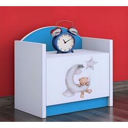 Noptiera Happy Babies Happy SZN02 Bear And Moon (White/Blue) Thumb