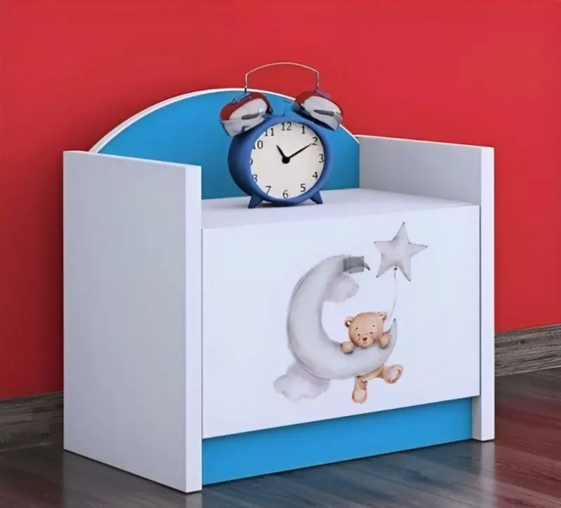 Noptiera Happy Babies Happy SZN02 Bear And Moon (White/Blue)