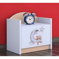 Noptiera Happy Babies Happy SZN02 Bear And Moon (White/Light Pear) Thumb