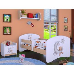 Noptiera Happy Babies Happy SZN02 Bear And Moon (White/Light Pear) Thumb