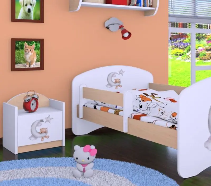 Noptiera Happy Babies Happy SZN02 Bear And Moon (White/Light Pear)