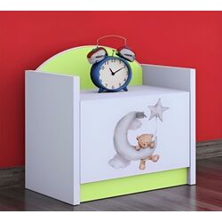 Noptiera Happy Babies Happy SZN02 Bear And Moon (White/Pastel Green) Thumb