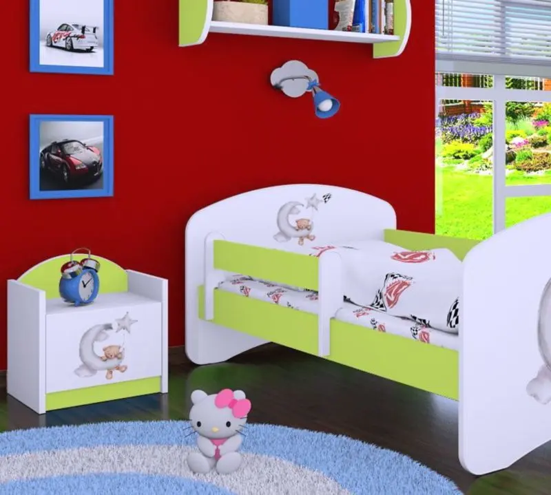 Noptiera Happy Babies Happy SZN02 Bear And Moon (White/Pastel Green)