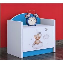 Noptiera Happy Babies Happy SZN02 Bear On Cloud (White/Blue) Thumb