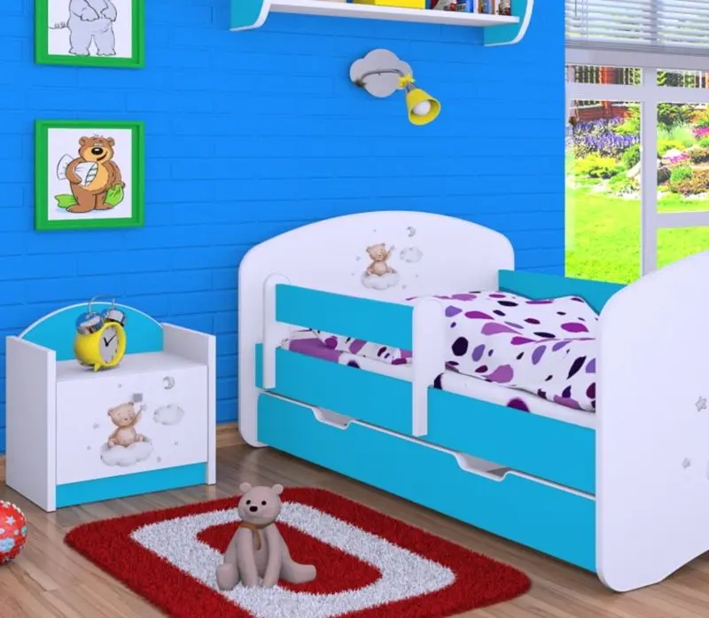 Noptiera Happy Babies Happy SZN02 Bear On Cloud (White/Blue)