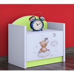 Noptiera Happy Babies Happy SZN02 Bear On Cloud (White/Pastel Green) Thumb