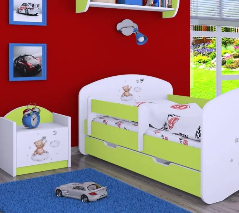 Noptiera Happy Babies Happy SZN02 Bear On Cloud (White/Pastel Green)