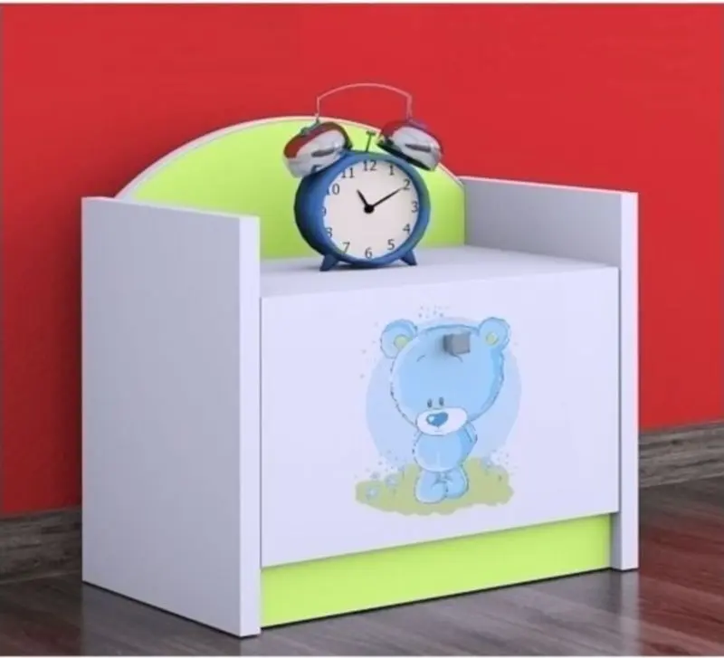 Noptiera Happy Babies Happy SZN02 Bear (White/Pastel Green)