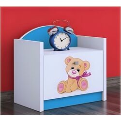 Noptiera Happy Babies Happy SZN02 Bear with Bow (White/Blue) Thumb