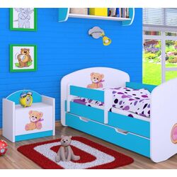 Noptiera Happy Babies Happy SZN02 Bear with Bow (White/Blue)