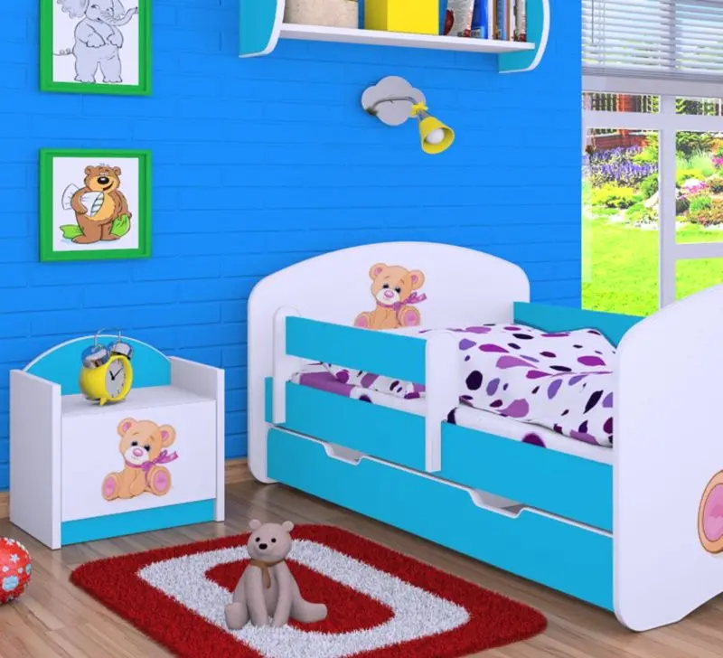 Noptiera Happy Babies Happy SZN02 Bear with Bow (White/Blue)