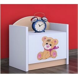 Noptiera Happy Babies Happy SZN02 Bear with Bow (White/Light Pear) Thumb