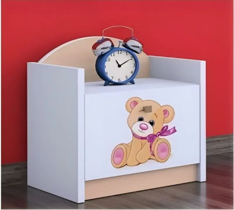 Noptiera Happy Babies Happy SZN02 Bear with Bow (White/Light Pear)