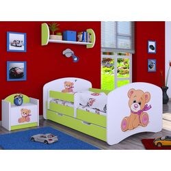 Тумба прикроватная Happy Babies Happy SZN02 Bear with Bow (White/Pastel Green) Thumb