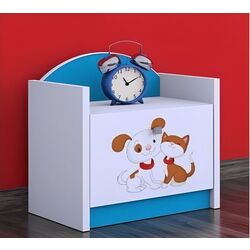 Noptiera Happy Babies Happy SZN02 Dog and Cat (White/Blue) Thumb