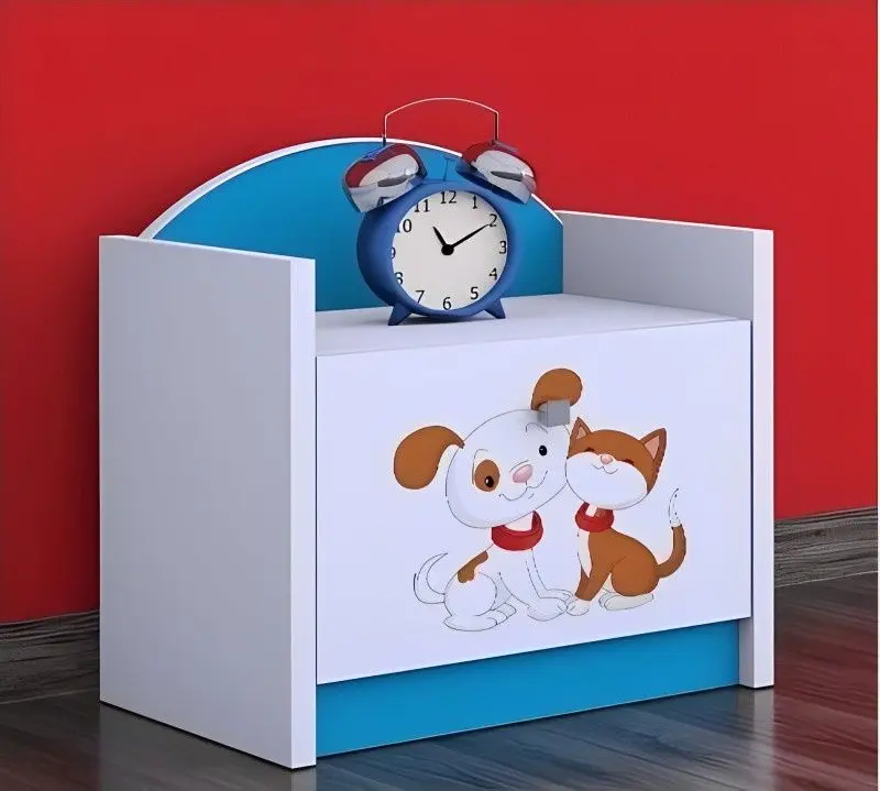 Noptiera Happy Babies Happy SZN02 Dog and Cat (White/Blue)