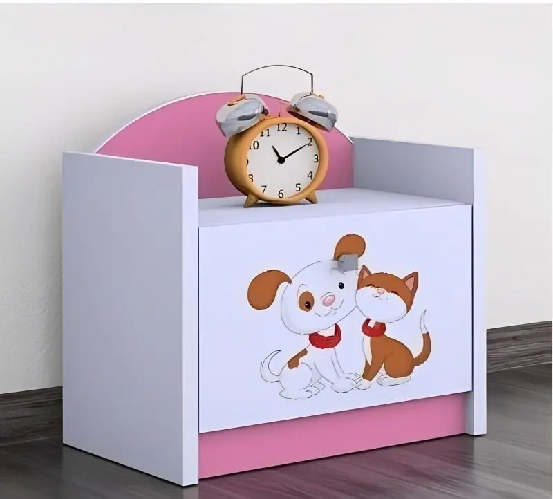 Noptiera Happy Babies Happy SZN02 Dog and Cat (White/Pink)