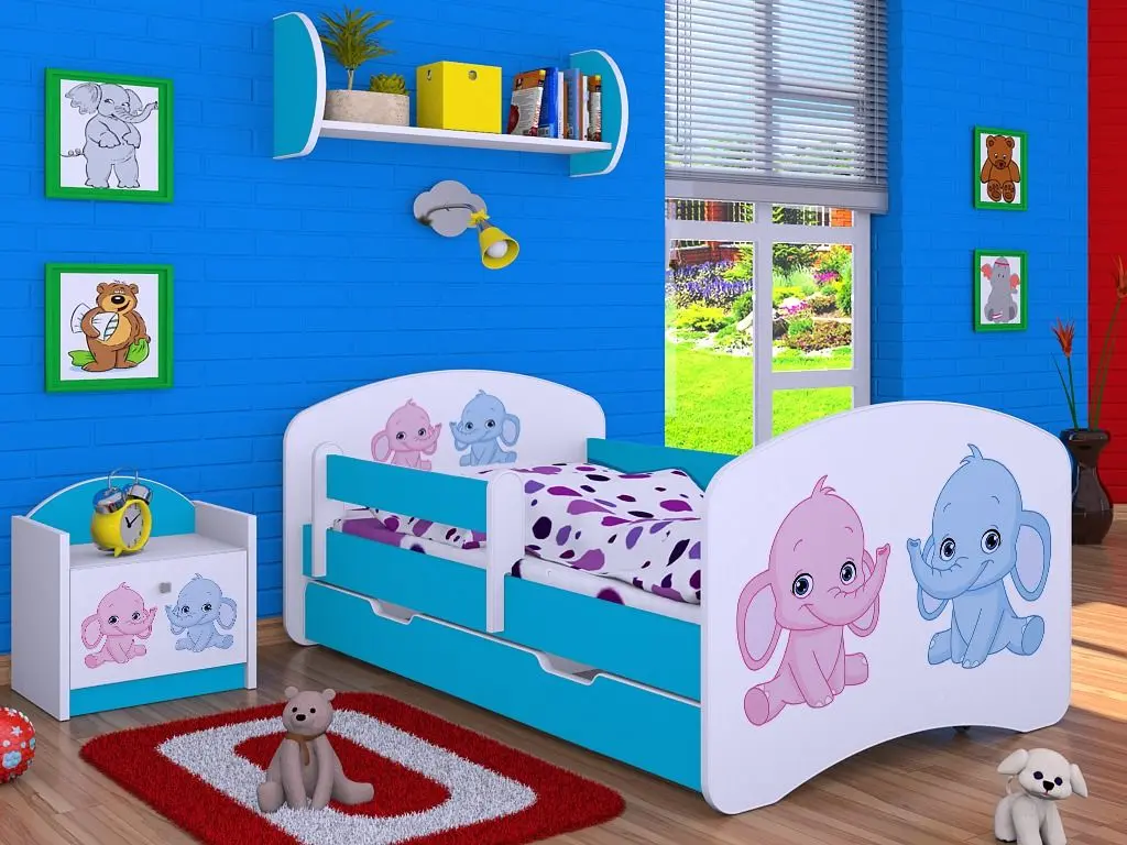 Noptiera Happy Babies Happy SZN02 Elephants (White/Blue)