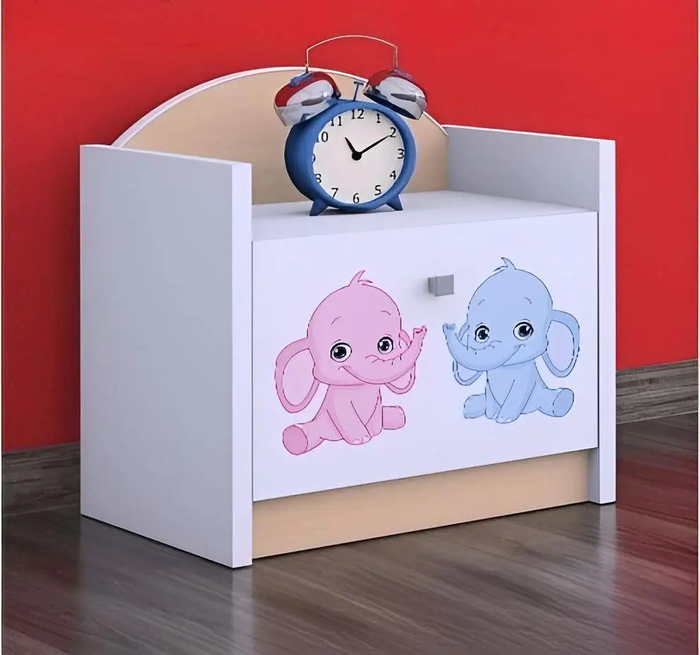 Noptiera Happy Babies Happy SZN02 Elephants (White/Light Pear)