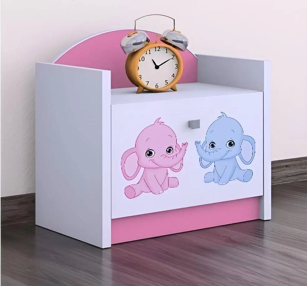 Noptiera Happy Babies Happy SZN02 Elephants (White/Pink)