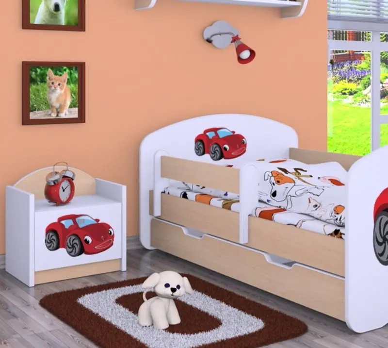 Noptiera Happy Babies Happy SZN02 Fairy Car (White/Light Pear)