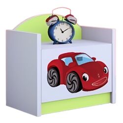 Noptiera Happy Babies Happy SZN02 Fairy Car (White/Pastel Green) Thumb