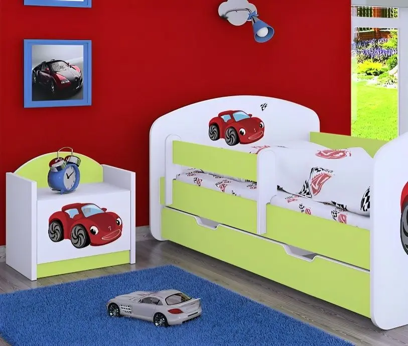 Noptiera Happy Babies Happy SZN02 Fairy Car (White/Pastel Green)