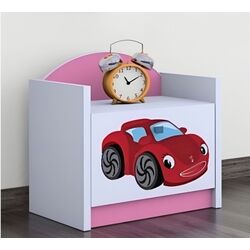 Noptiera Happy Babies Happy SZN02 Fairy Car (White/Pink) Thumb