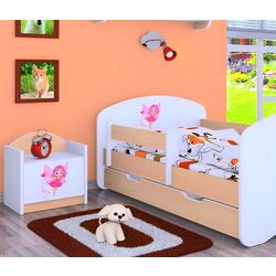 Тумба прикроватная Happy Babies Happy SZN02 Fairy (White/Light Pear)
