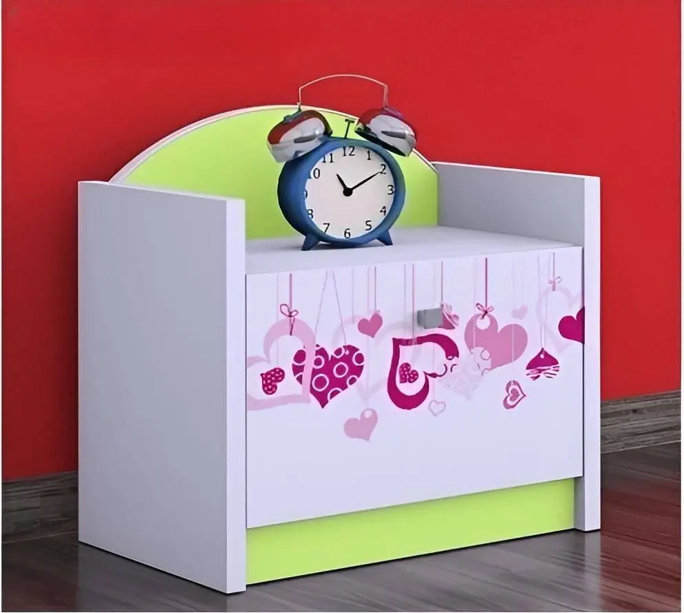 Noptiera Happy Babies Happy SZN02 Falling Hearts (White/Pastel Green)