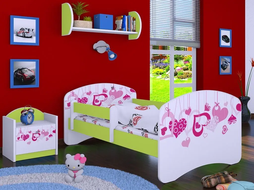 Noptiera Happy Babies Happy SZN02 Falling Hearts (White/Pastel Green)