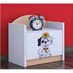 Тумба прикроватная Happy Babies Happy SZN02 Fire Dog (White/Light Pear) Thumb