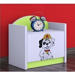 Noptiera Happy Babies Happy SZN02 Fire Dog (White/Pastel Green) Thumb