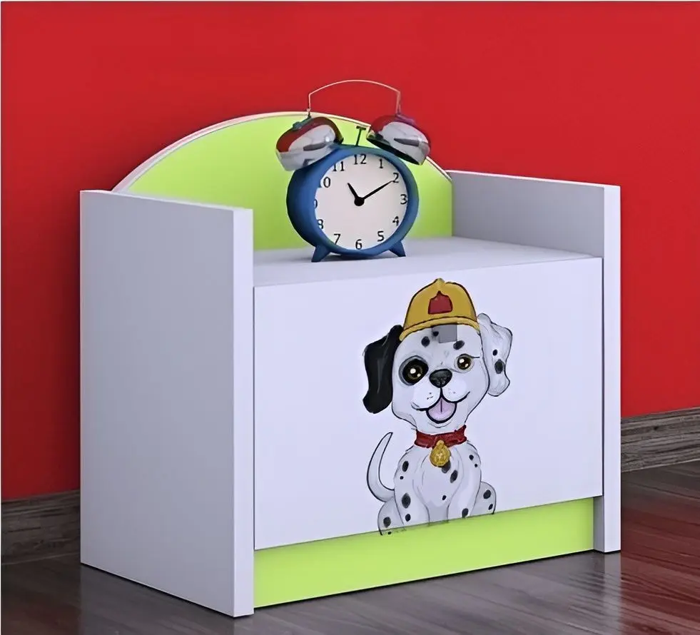 Noptiera Happy Babies Happy SZN02 Fire Dog (White/Pastel Green)