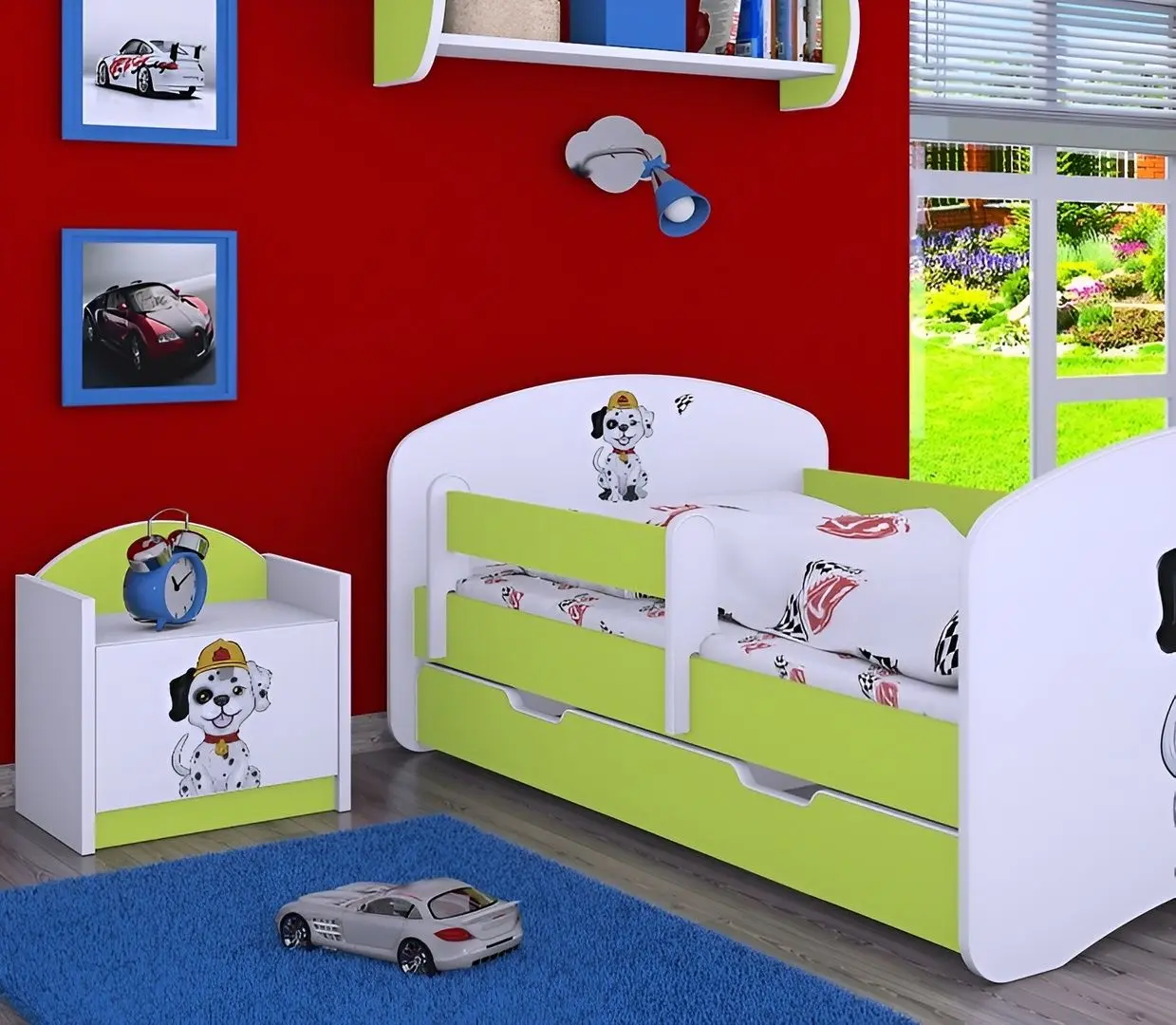 Noptiera Happy Babies Happy SZN02 Fire Dog (White/Pastel Green)