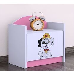 Noptiera Happy Babies Happy SZN02 Fire Dog (White/Pink) Thumb