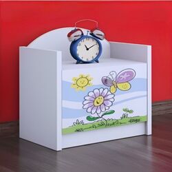 Noptiera Happy Babie Happy SZN02 Flower And Butterfly (White) Thumb