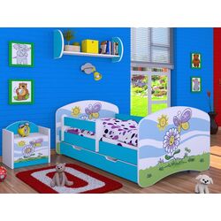 Noptiera Happy Babies Happy SZN02 Flower And Butterfly (White/Blue) Thumb