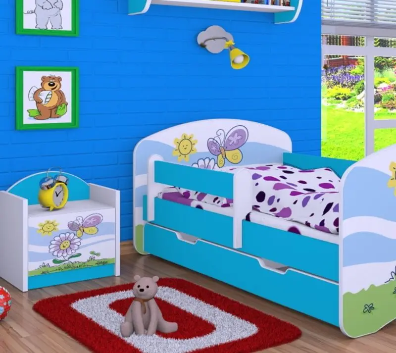 Noptiera Happy Babies Happy SZN02 Flower And Butterfly (White/Blue)