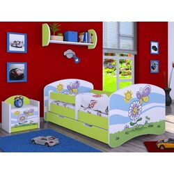 Noptiera Happy Babies Happy SZN02 Flower And Butterfly (White/Pastel Green) Thumb