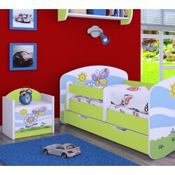 Noptiera Happy Babies Happy SZN02 Flower And Butterfly (White/Pastel Green)