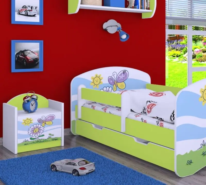 Noptiera Happy Babies Happy SZN02 Flower And Butterfly (White/Pastel Green)