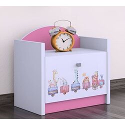 Noptiera Happy Babies Happy SZN02 Pastel Animals (White/Pink) Thumb