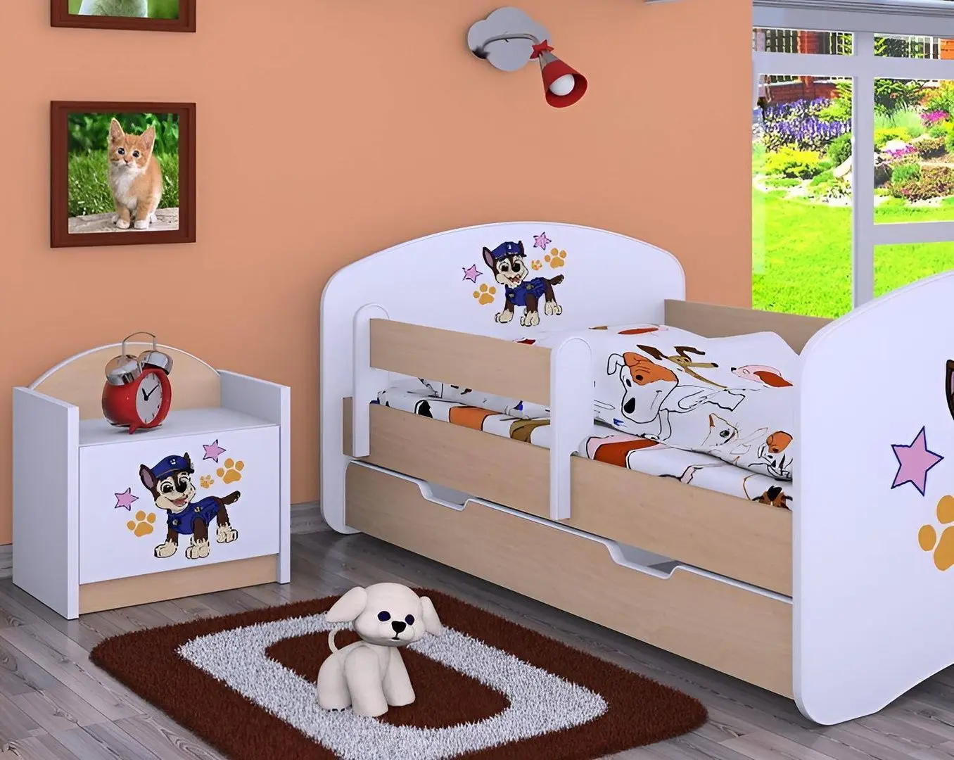 Noptiera Happy Babies Happy SZN02 Police Dog (White/Light Pear)