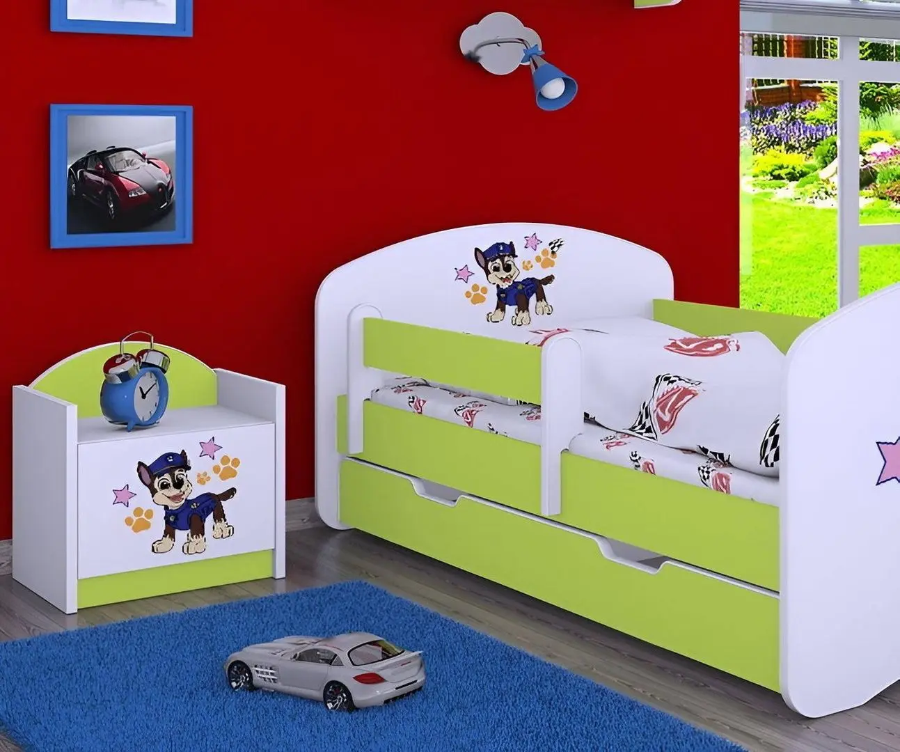 Noptiera Happy Babies Happy SZN02 Police Dog (White/Pastel Green)